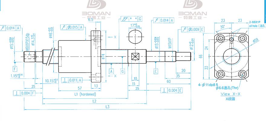 TBI XSVR02010B1DGC5-1099-P1 tbi滚珠丝杆导程怎么看